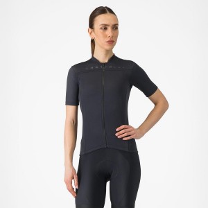 Black Castelli ANIMA 4 Women Jersey | EBW603125