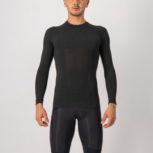 Black Castelli CORE SEAMLESS Men Base Layer | PVQ831296