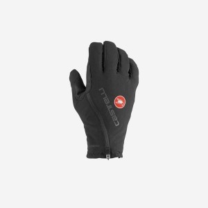 Black Castelli ESPRESSO GT Men Gloves | FHE214350