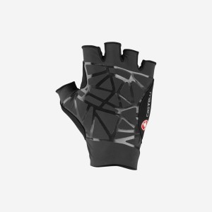 Black Castelli ICON RACE Men Gloves | TBQ947635