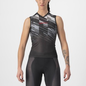 Black Castelli INSIDER W SLEEVELESS Women Jersey | SNA730968