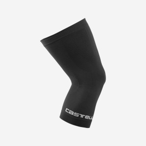 Black Castelli PRO SEAMLESS KNEE WARMER Women Leg Warmer | JVS360819