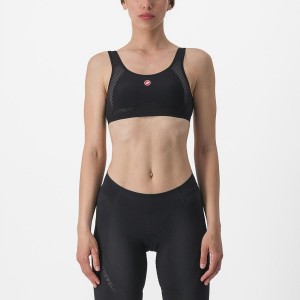 Black Castelli ROSSO CORSA BRA Women Base Layer | CZK361978