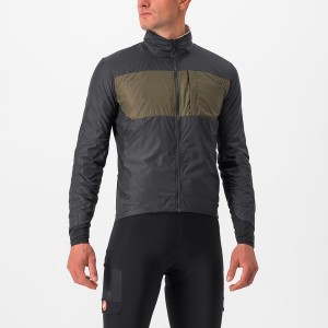 Black Castelli UNLIMITED PUFFY Men Jackets | RWJ915763