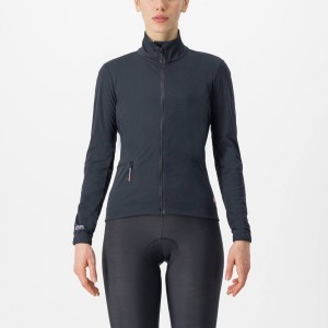 Black Castelli VENTO TRAIL Women Jackets | PGY821364