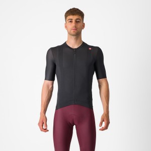 Black / Dark Grey Castelli ESPRESSO Men Jersey | GSN380457