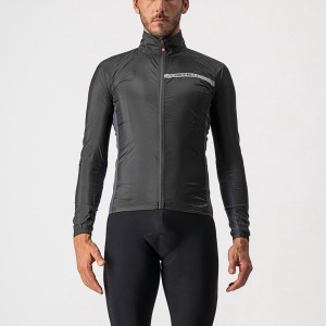 Black / Dark Grey Castelli SQUADRA STRETCH Men Protection | CAB630458