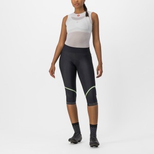 Black / Mint / Black Castelli VELOCISSIMA THERMAL KNICKER Women Leggings | ZTW421986