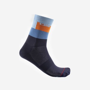 Blue Castelli BLOCCO 15 Men Socks | ZUP493572