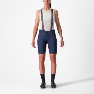 Blue Castelli FREE AERO RC W Women Bib Shorts | RWC594713