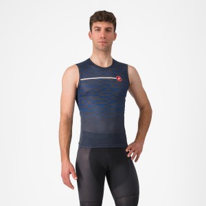 Blue Castelli INSIDER SLEEVELESS Men Jersey | QHJ283076