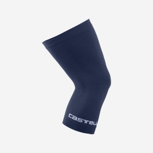 Blue Castelli PRO SEAMLESS KNEE WARMER Men Leg Warmer | STF296830