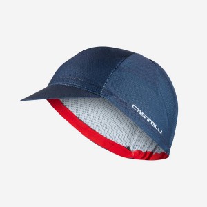 Blue Castelli ROSSO CORSA 2 Men Cap | LNF042376