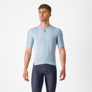 Blue / Blue Castelli ESPRESSO Men Jersey | IER164832