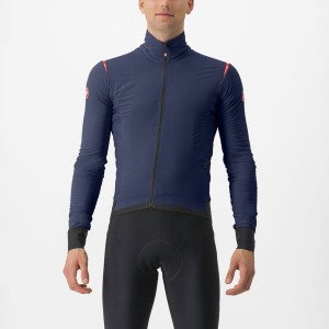 Blue / Red Castelli ALPHA FLIGHT ROS Men Jackets | FIL341257