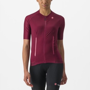 Burgundy Castelli ENDURANCE W Women Jersey | NCH150246