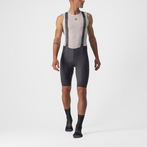 Dark Grey Castelli FREE AERO RC Men Bib Shorts | SHY139075