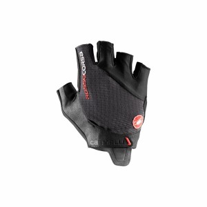 Dark Grey Castelli ROSSO CORSA PRO V Men Gloves | NIK283746