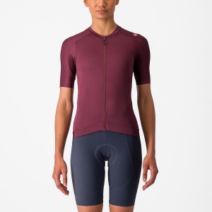 Deep Burgundy / Deep Burgundy Castelli ESPRESSO W Women Jersey | APG936017