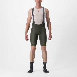 Deep Green Castelli FREE AERO RC CLASSIC Men Bib Shorts | UQT240316