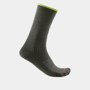 Deep Green Castelli PREMIO 18 Men Socks | JDQ201846