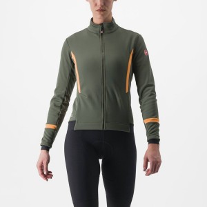 Green Castelli DINAMICA 2 Women Jackets | PEQ835270