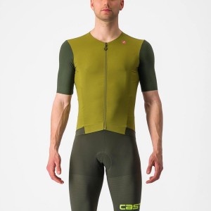 Green / Deep Green Castelli PREMIO Men Jersey | WIA432579