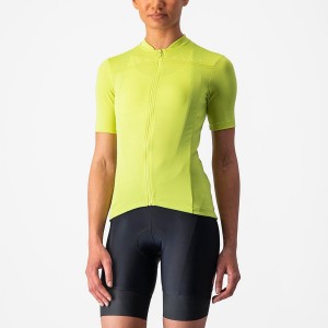 Light Green Castelli ANIMA 4 Women Jersey | HOB213960