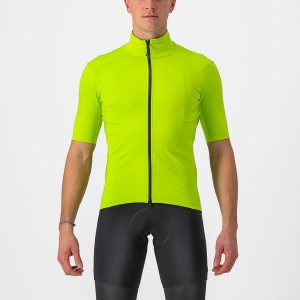 Light Green Castelli PERFETTO RoS 2 WIND Men Jackets | CVE423690