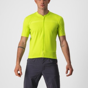 Light Green Castelli UNLIMITED ALLROAD Men Jersey | XZF096241