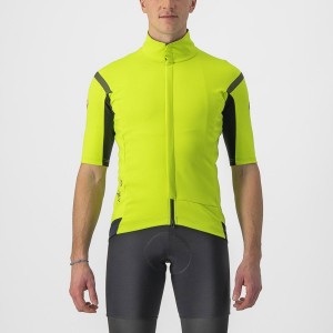 Light Green / Dark Grey Castelli GABBA RoS 2 Men Jackets | QCU195348