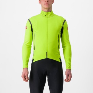 Light Green / Dark Grey Castelli PERFETTO RoS 2 Men Jackets | QXT357142