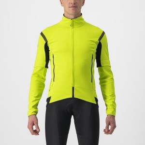 Light Green / Dark Grey Castelli PERFETTO RoS 2 CONVERTIBLE Men Jackets | ZTU268145