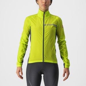 Light Green / Dark Grey Castelli SQUADRA STRETCH W Women Protection | QLI874610