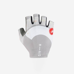 Multicolor Grey Castelli COMPETIZIONE 2 Men Gloves | NMR695327