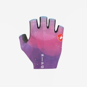 Multicolor Purple Castelli COMPETIZIONE 2 Men Gloves | KZX543701