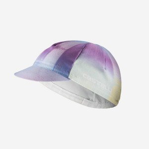 Multicolor Purple Castelli R-A/D Men Cap | UXM361978