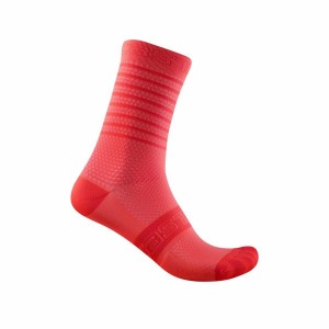 Pink Castelli SUPERLEGGERA W 12 Women Socks | DWA071864