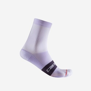 Purple Castelli ESPRESSO W 12 Women Socks | SRB510862