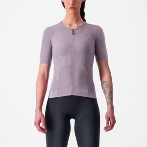 Purple White Castelli PREMIO W Women Jersey | ZNO625907