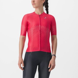 Red Castelli AERO PRO W Women Jersey | VSJ291587