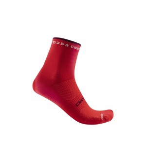 Red Castelli ROSSO CORSA W 11 Women Socks | IZE698712