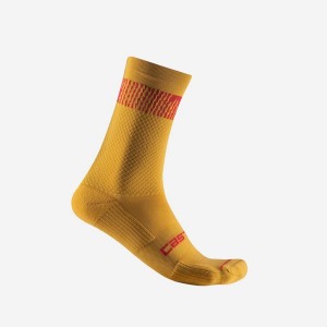 Red Castelli UNLIMITED 18 Men Socks | IQK187639