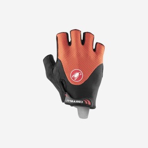 Red / Black Castelli ARENBERG GEL 2 Men Gloves | XSV509671