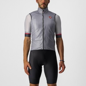 Silver Grey Castelli ARIA Men Vest | LUR071382