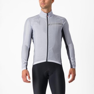 Silver Grey / Dark Grey Castelli SQUADRA STRETCH Men Protection | HLD645380