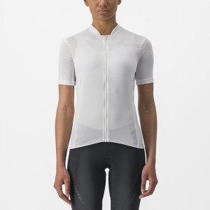 White Castelli ANIMA 4 Women Jersey | YLB925470