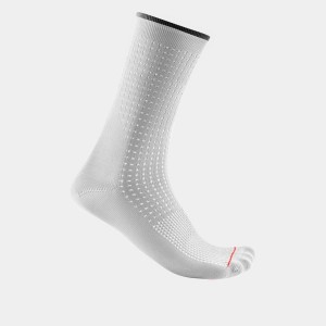 White Castelli PREMIO 18 Men Socks | YHI891027