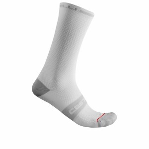 White Castelli SUPERLEGGERA T 18 Men Socks | FBA504139