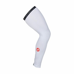 White Castelli UPF 50 + LIGHT LEG SLEEVES Women Leg Warmer | IDJ601725